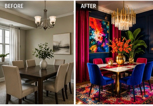 How to Embrace Bold Design with Maximalist Home Decor in a Cookie-Cutter House