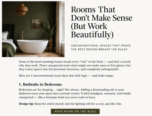 Rooms That Don’t Make Sense (But Work Beautifully)